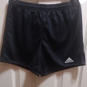 adidas Black Women's Athletic Shorts with Logo